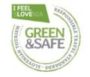 Green and safe logotip