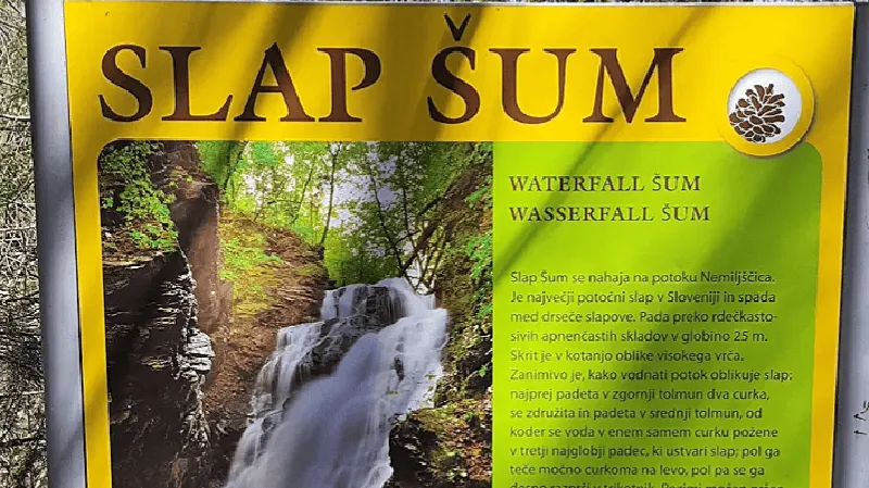 Slap Šum – izlet s turističnim vodnikom